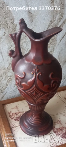 Немска ваза/стомна с богат релеф, снимка 5 - Вази - 53174035