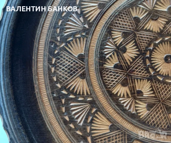 Дървени чинии с дърворезба , снимка 8 - Други - 38488654