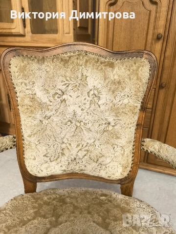 Антично кресло , снимка 4 - Дивани и мека мебел - 52093609