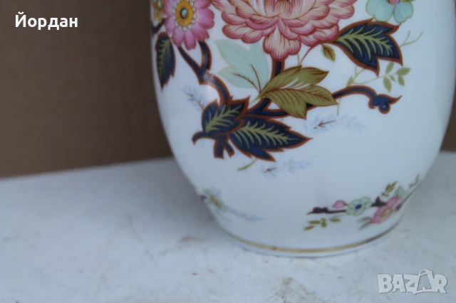 Немска порцеланова ваза, снимка 4 - Вази - 50606875