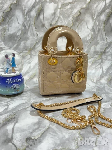 мини чанти christian dior 12х12см, снимка 5 - Чанти - 50776309