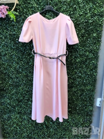 ✨️Елегантни дамски рокли с коланче,миди дължина  , снимка 6 - Рокли - 51681726