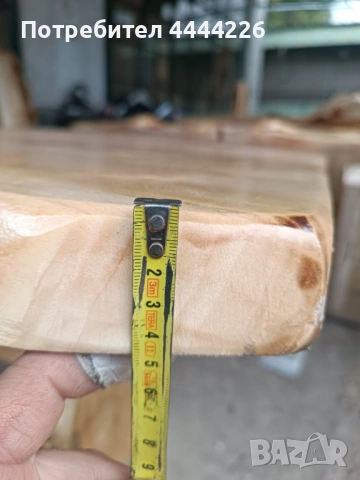 Масивна дървена маса с пейки – ръчна изработка, естествено дърво, снимка 5 - Маси - 54172152