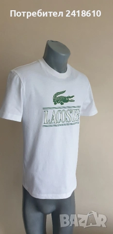 Lacoste Cotton Regular Fit  Unisex Size XS НОВО! ОРИГИНАЛНА Унисекс Тениска!, снимка 4 - Тениски - 53921677