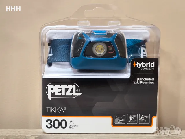 челник PETZL TIKKA 300 lumens, снимка 1 - Къмпинг осветление - 49220407