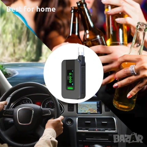 Електрохимичен алкохолен тестер с гласов отчет, снимка 2 - Друга електроника - 53451785