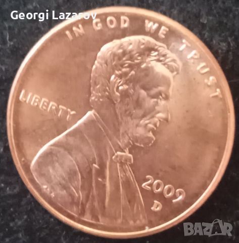 1 цент САЩ 2009 буква D рядка , снимка 2 - Нумизматика и бонистика - 46082719