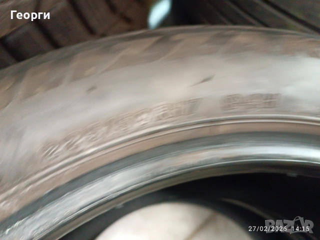 2бр.зимни гуми 225/50/17 Bridgestone, снимка 5 - Гуми и джанти - 53665047