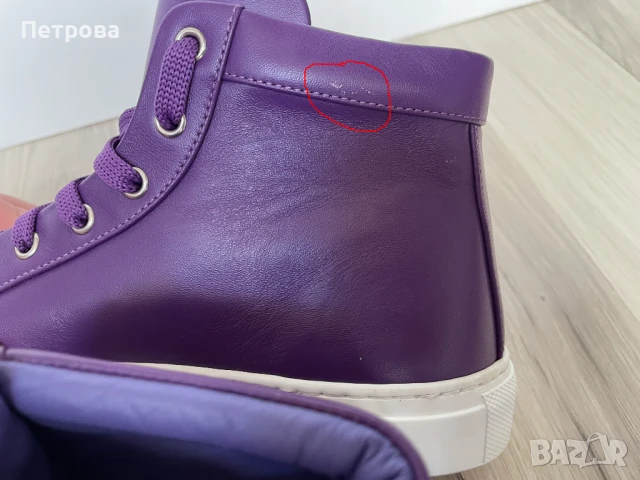 Кожени обувки Philipp Plein 37 нови Оригинал, снимка 8 - Маратонки - 50991404