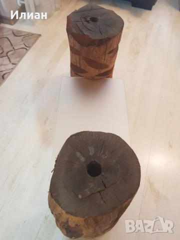 Арт маса, масивен дъб и стъкло, снимка 5 - Маси - 51068635