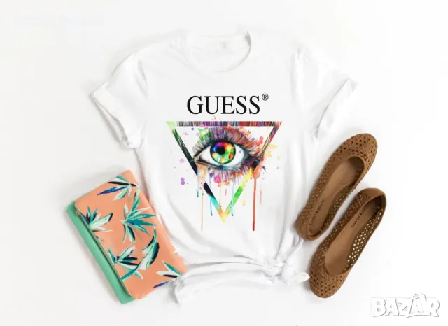 Guess дамска тениска , снимка 1 - Тениски - 48856520