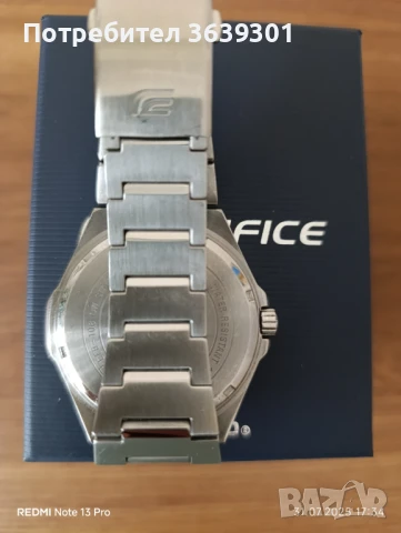 Касио едифайс сапфир-стъкло, снимка 4 - Мъжки - 51205919