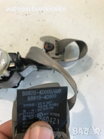 Преден десен предпазен колан за KIA Carnival 2.9 CRDi (2008) 88820-4D000, снимка 2 - Части - 53204649