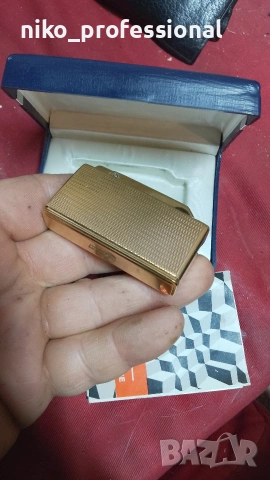 старинна позлатена колекционерска запалка , снимка 10 - Други ценни предмети - 53431347