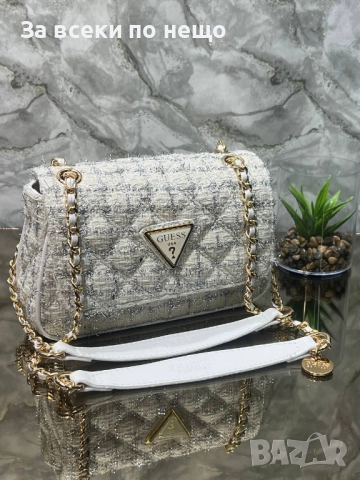 Guess Дамска Чанта С Дълга Дръжка Синджри За През Рамо Код SK187, снимка 9 - Чанти - 52518479