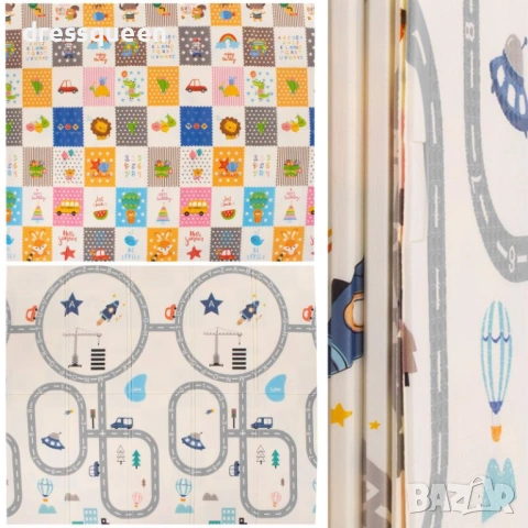 4851 XPE Килимче за игра: Голямо, Сгъваемо, Топлоизолиращо (200x180 см), снимка 10 - Други стоки за дома - 53709462