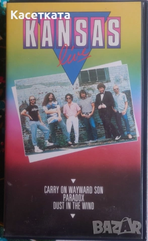 Видеокасета VHS Kansas – Live