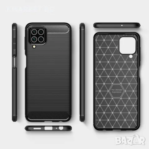 Samsung Galaxy M32 Удароустойчив Carbon Fiber Калъф и Протектор, снимка 10 - Калъфи, кейсове - 48490838