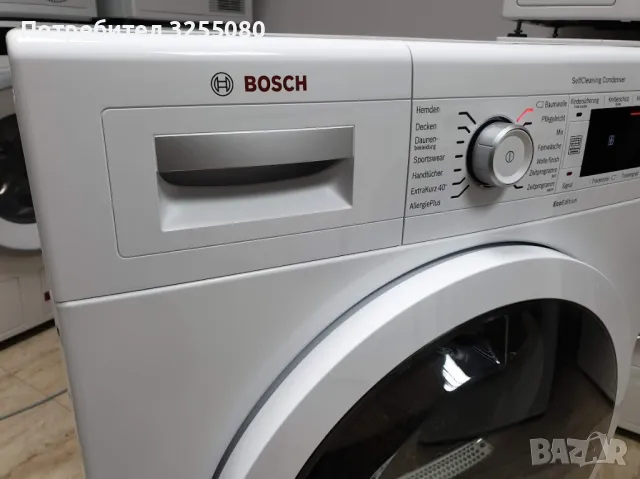 Сушилня Bosch White Eco Edition Термопомпа 12м Гаранция Бош, снимка 1 - Сушилни - 48149052