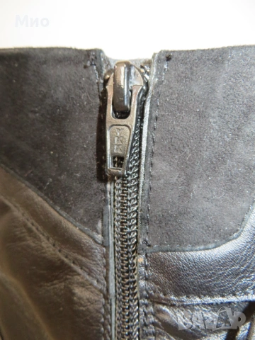 Черни боти от естествена кожа, номер 39, снимка 10 - Дамски боти - 53927002