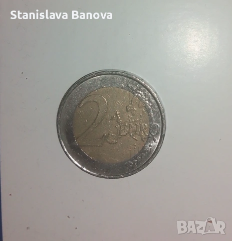 Испанска монета от 2 евро от 2016г. с лика на крал Филип VI, снимка 2 - Нумизматика и бонистика - 53100961