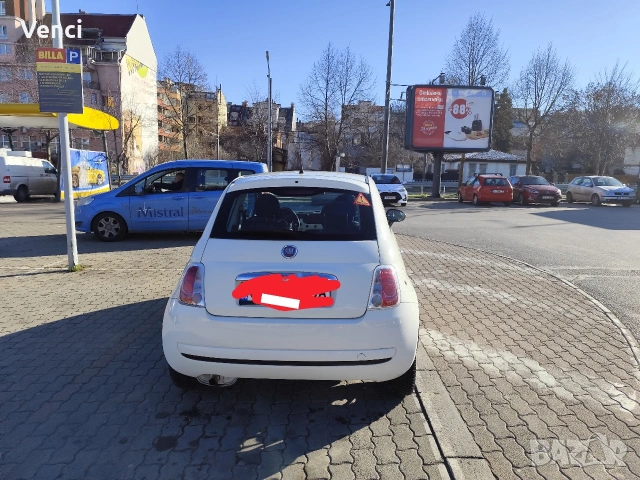 Продавам FIAT 500 АВТОМАТИК 1.2 5000е.2010г.Отлучно състояние., снимка 2 - Автомобили и джипове - 53905453