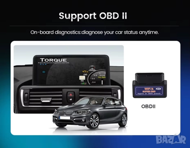 Мултимедия за BMW 1, NBT, серия 1, F20, F21, Android, навигация, Андроид, екран, дисплей 10.3", снимка 6 - Навигация за кола - 52635301