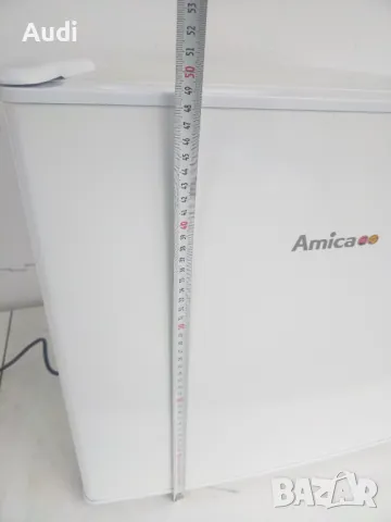 Хладилник тип мини бар AMICA Общ полезен обем 47 литра. Хладилна камера с обем 42. Фризер 4л, снимка 5 - Хладилници - 50296306