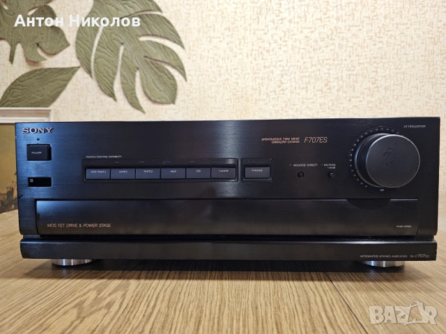 Усилсвател Sony TA-F707ES, снимка 2 - Ресийвъри, усилватели, смесителни пултове - 53596378