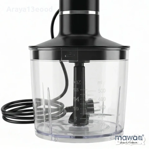 mawaa® Многофункционален ръчен пасатор, 250 W, снимка 3 - Чопъри и пасатори - 53734446