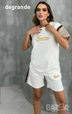 Памучен Дамски комплект Gucci 