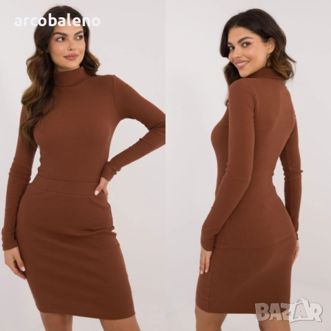 Дамска блуза с оребрена яка Elisee, 6цвята , снимка 12 - Блузи с дълъг ръкав и пуловери - 52370517