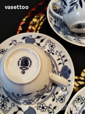 Бохемия-син лук, снимка 4 - Сервизи - 53287905