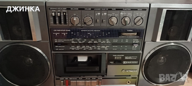 Продавам радиокасетофон HITACI TRK-9100, снимка 5 - Плейъри, домашно кино, прожектори - 53237392