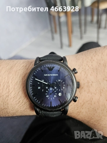 Armani мъжки часовник – стилен, черен