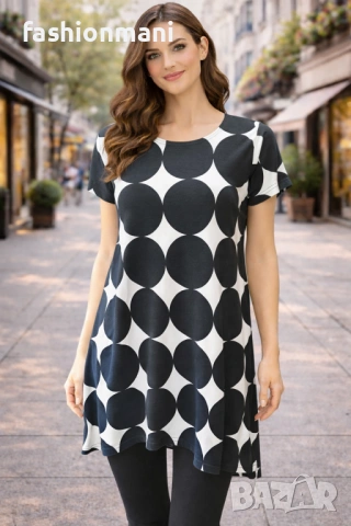 Разкроена туника 18 модела - код 1053, снимка 7 - Туники - 44371501