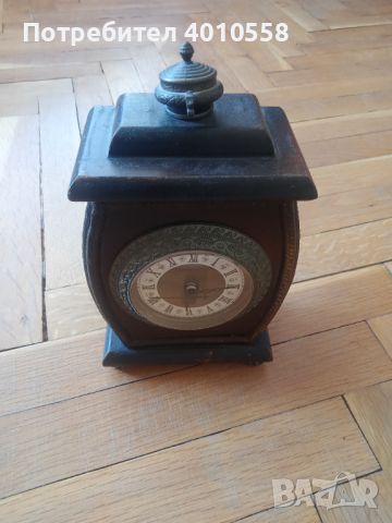 Антикварен дървен часовник, снимка 2 - Антикварни и старинни предмети - 46128682
