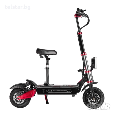 Електрическа тротинетка TELSTAR 11+ S-5 Pro 67.2V 38Ah с два двигателя 2x3000W 92 км/ч, снимка 3 - Мотоциклети и мототехника - 52429523