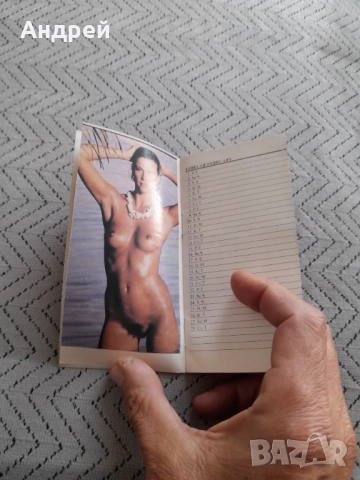 Еротично календарче 1991, снимка 4 - Колекции - 52997390