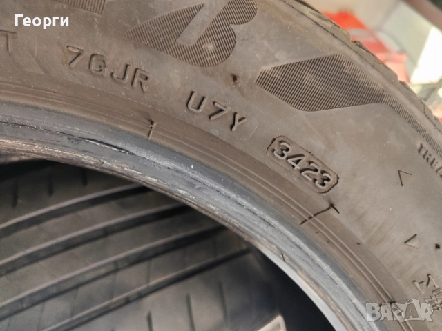 4бр.летни гуми 225/50/17 Bridgestone, снимка 5 - Гуми и джанти - 51845486