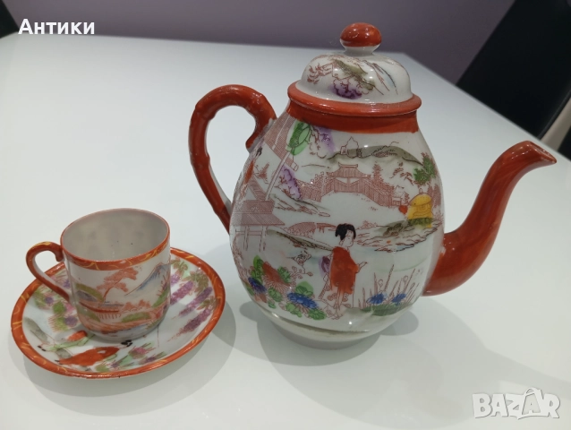 Порцеланов китайски стар сервиз , снимка 14 - Сервизи - 52540581