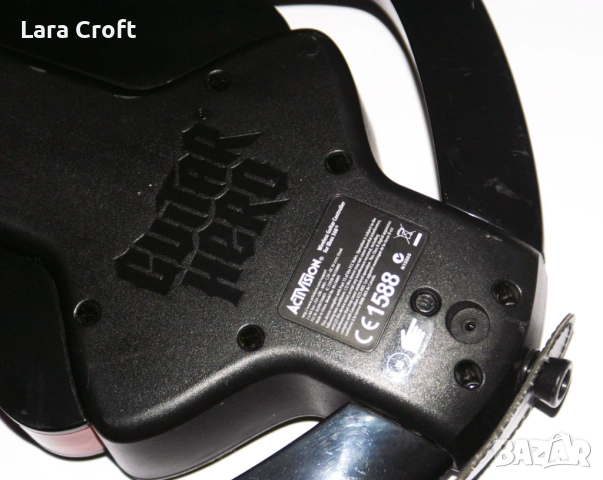Xbox 360 Guitar Hero Warriors of Rock Wireless Guitar Controller, снимка 6 - Аксесоари - 53242830