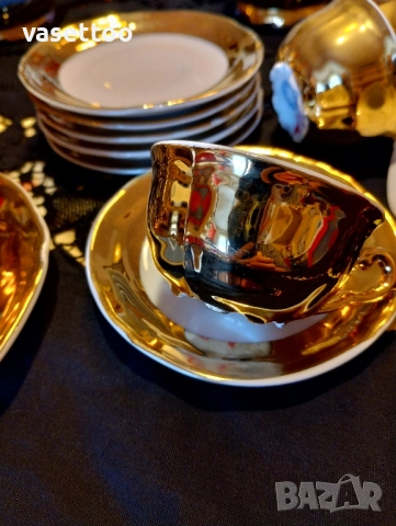 Много злато и красота, снимка 6 - Сервизи - 52504522