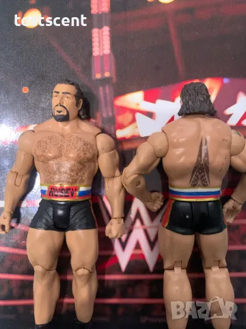 Екшън фигура WWE Rusev Miro Русев Миро Bulgarian Brute Мачка Mattel figure играчка, снимка 9 - Фигурки - 48830014