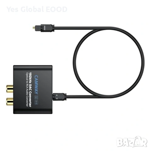 DAC конвертор CAMWAY SPDIF/Toslink към RCA аудио, снимка 8 - Аудиосистеми - 54038515