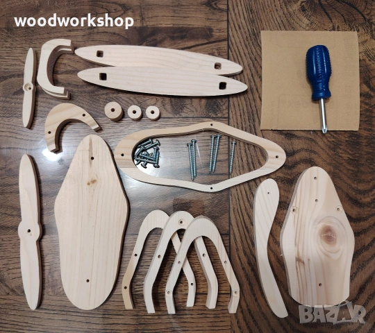 дървена играчка, играчка за сглобяване #монтесори , снимка 3 - Образователни игри - 54176614