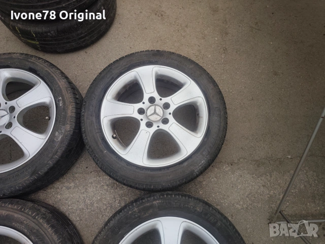 ПРОМОЦИЯ Джанти за MERCEDES A КЛАСА 5x112 16 цола.Отлично състояние., снимка 6 - Гуми и джанти - 53687599