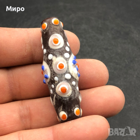  РИСУВАНО СТЪКЛО КЕРАМИКА СТАРА МЪНИСТА ТАЛИСМАН УРОКИ АМУЛЕТ, снимка 2 - Антикварни и старинни предмети - 44940723