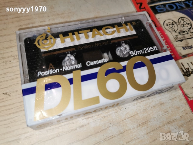 HITACHI DL 60-ORIGINAL TAPE-MADE IN JAPAN 1312252202, снимка 6 - Аудио касети - 52777581