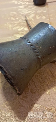 Старо медно джезве , снимка 4 - Антикварни и старинни предмети - 50957955